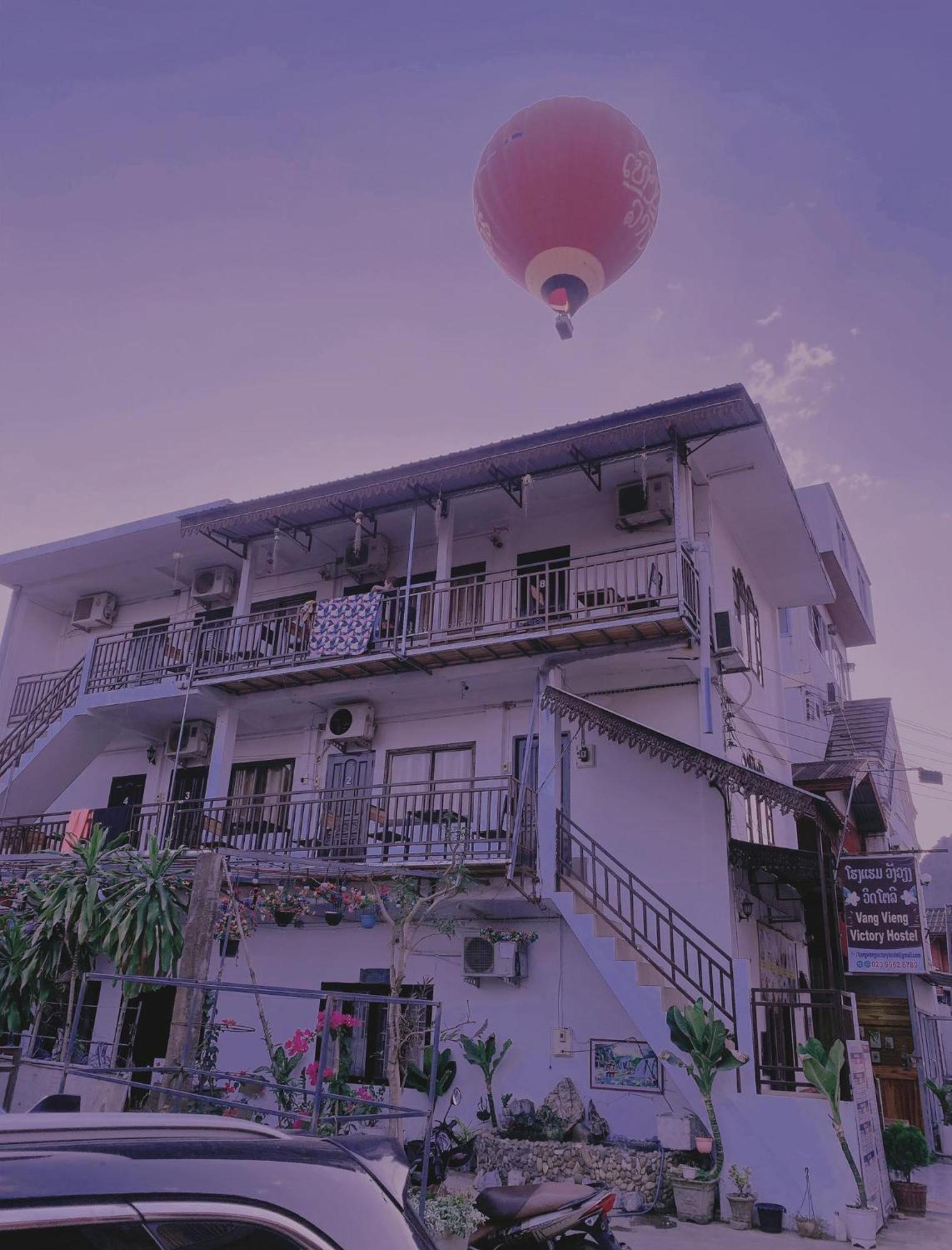 Vang Vieng Victory Hostel Zewnętrze zdjęcie