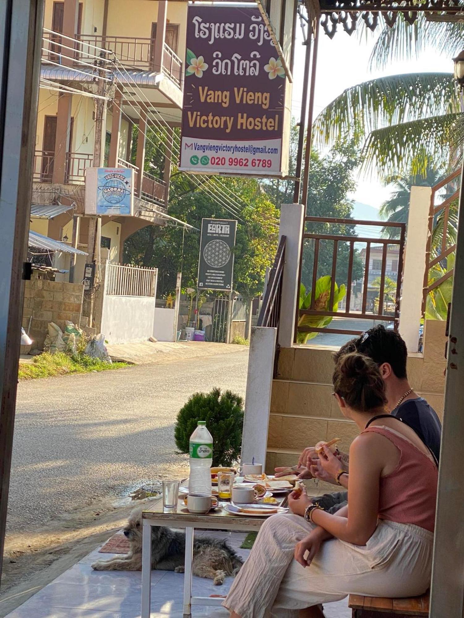 Vang Vieng Victory Hostel Zewnętrze zdjęcie